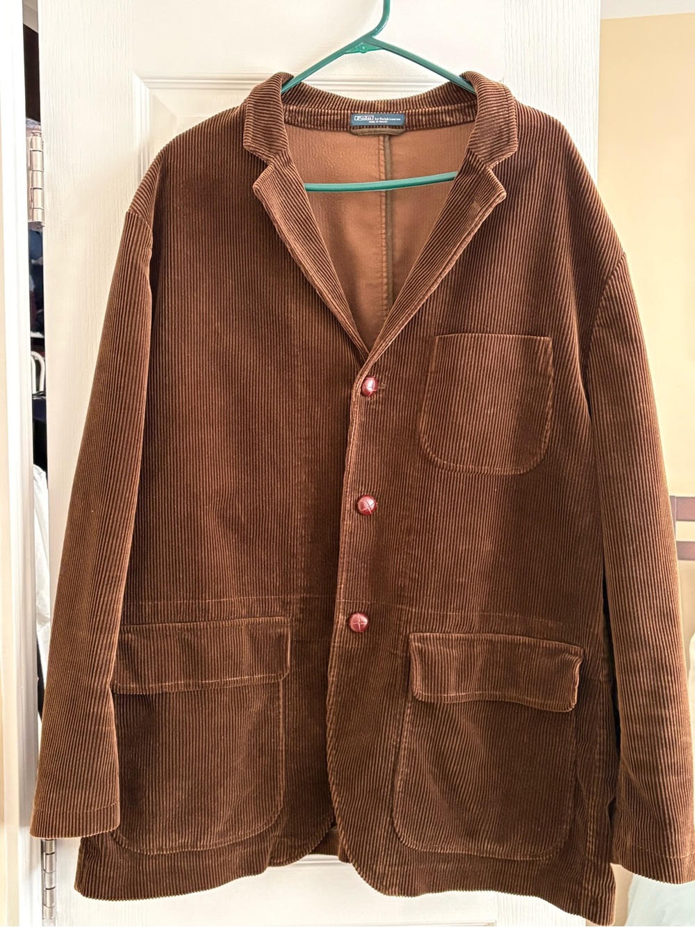 Polo by Ralph Lauren Brown Corduroy Blazer Jacket